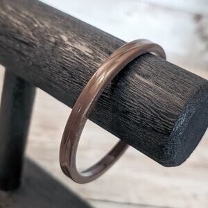 Vintage Bracelet / Bangle - Brown Plastic